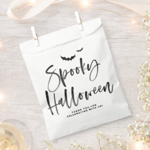 Schwarz-Spooky Halloween-Pinselbrille   Halloween Geschenktütchen
