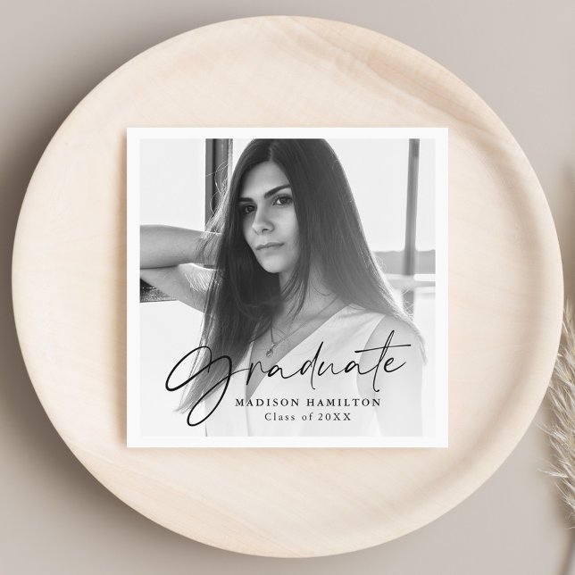 Schwarz | Stilvoller Abschluss für Skript-Foto Serviette (Von Creator hochgeladen)