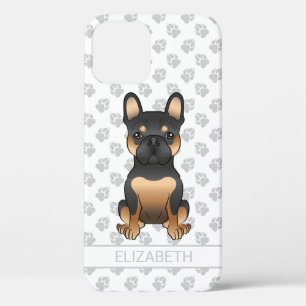 Schwarz & Tan Französische Bulldogge / Französisch Case-Mate iPhone Hülle