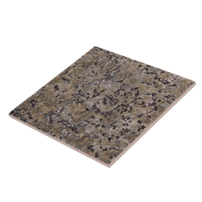 Schwarz-Tan-Granit Fliese (Seite)