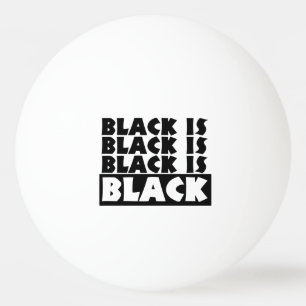 Schwarz Tischtennisball