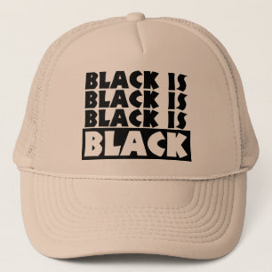 Schwarz Truckerkappe