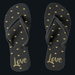 Schwarz-u. GoldLiebe-Herzen Flip Flops<br><div class="desc">Sehr trendy und sehr Chic,  Leckerei sich oder jemand,  die zu diesem Schwarzen speziell sind und GoldLiebeherzen drehen Sie Reinfälle um.</div>