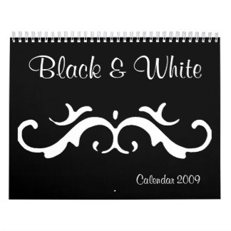 Schwarz u. Weiß 2009 Kalender