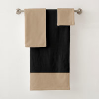 Schwarz und Beige