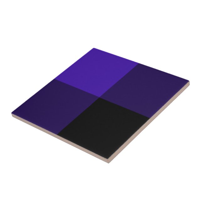 Schwarz und Blau Fliese (Seite)