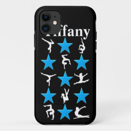 SCHWARZ UND BLAU PERSONALISIERT GYMNASTICS IPHONE- Case-Mate iPhone HÜLLE