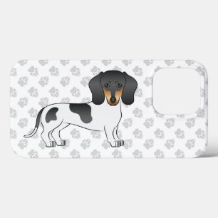 Schwarz und Brauner Scheck Kurzhaar-Dachshund & Pf Case-Mate iPhone Hülle