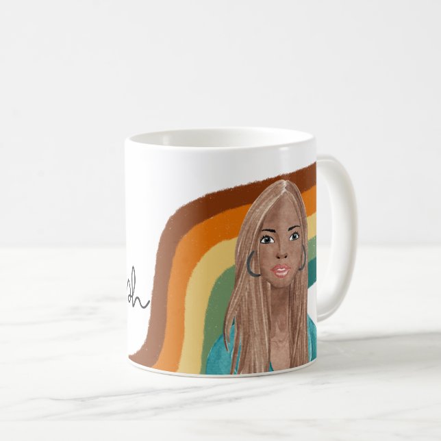 Schwarz und Buchrücken Kaffeetasse (VorderseiteRechts)