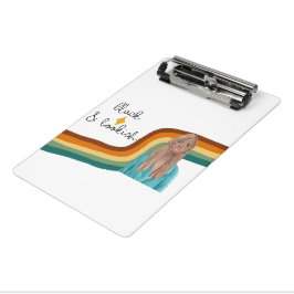 Schwarz und Buchrücken Mini Klemmbrett