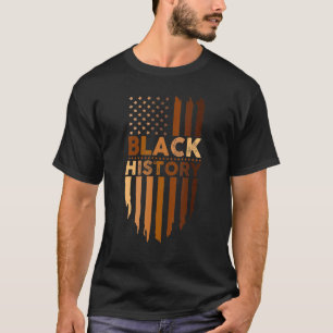 Schwarz und erzogen Melanin Schwarze Geschichte Me T-Shirt