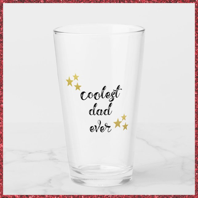 Schwarz und Gold Cooler Vater je Shotglas Glas (Von Creator hochgeladen)