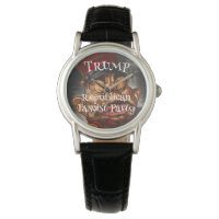 Schwarz und Gold Einfach Elegant Modern Trump WH