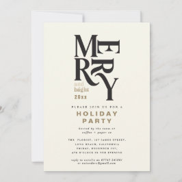 Schwarz und Gold fröhliches und helles Weihnachts-