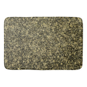 Schwarz und Gold Glitter Funkeln Badematte