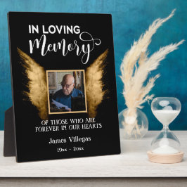 Schwarz und Gold im Foto für das Gedächtnis Fotoplatte