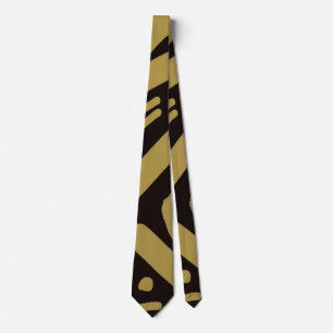 Schwarz und Gold Krawatte