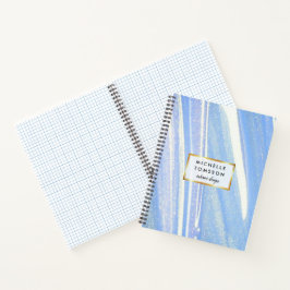 Schwarz und Gold Notizbuch