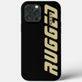 Schwarz und Gold RUGGED GEEK Case-Mate iPhone Hülle