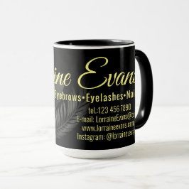 Schwarz und Gold. Tasse