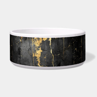 Schwarz und Gold Vintage Napf
