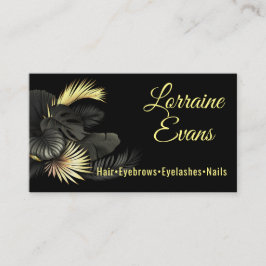 Schwarz und Gold. Visitenkarte