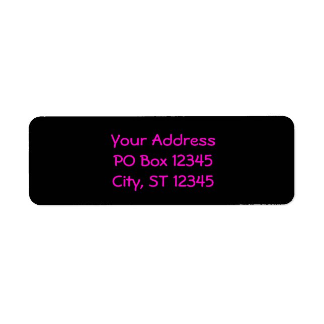 Schwarz und Neon Pink (Vorne)