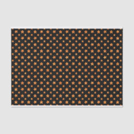 SCHWARZ- UND ORANGE-GLITZER SEHEN HALLOWEH AUS SEIDENPAPIER