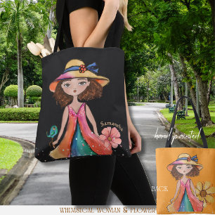 Schwarz und Orange - Originale Whimsy Girl