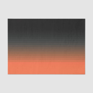 Schwarz und Orange Seidenpapier