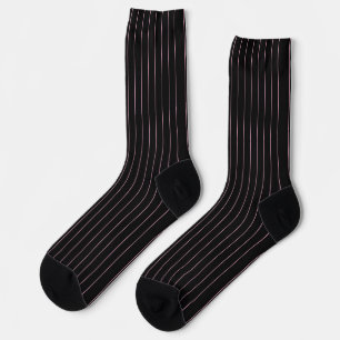 schwarz und rosa gestreift socken