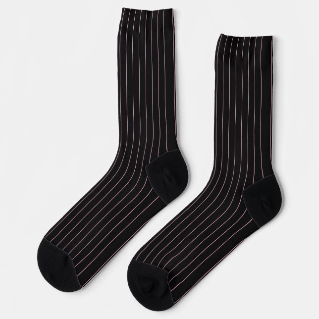 schwarz und rosa gestreift socken (Linkes Detail)