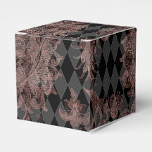 Schwarz und Rose Gold