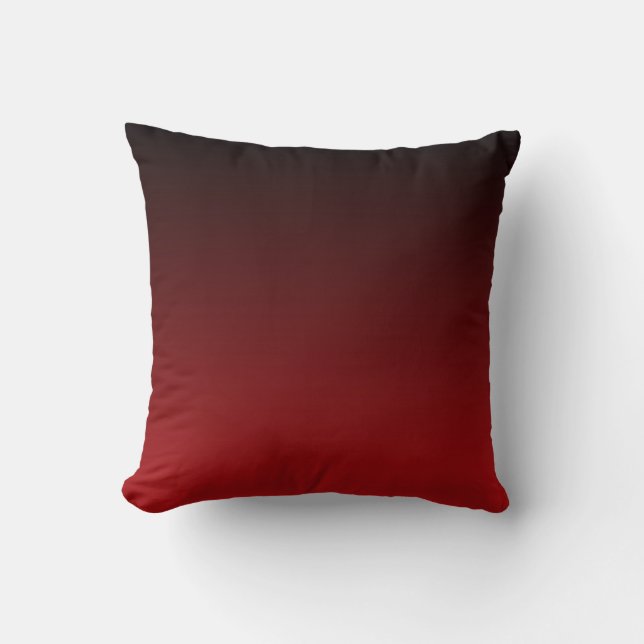 Schwarz und Rot. Kissen (Vorderseite)