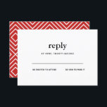 Schwarz und Rot Moderne Bar Mitzvah Postcard UAWG Einladung<br><div class="desc">Diese trendige Einsteckkarte zeichnet sich durch eine fette Schrift auf der Vorderseite und ein modernes Muster auf der Rückseite aus. Fügen Sie den Text mithilfe des Vorlagenformulars hinzu. Ändern Sie den Schriftart,  das Layout und die Farben mithilfe des erweiterten Editiermenüs.</div>
