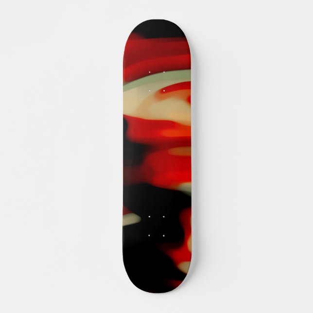 Schwarz und Rot Skateboard (Vorne)