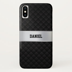 Schwarz und Silber Case-Mate iPhone Hülle