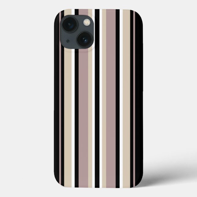 Schwarz und Tan Case-Mate iPhone Hülle (Rückseite)