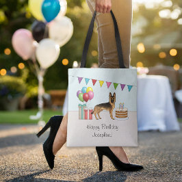 Schwarz und Tan Deutscher Schäferhund farbenfroh G