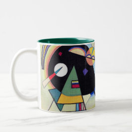 Schwarz und Violet - Kandinsky Zweifarbige Tasse