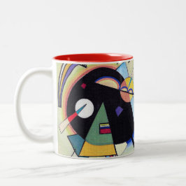 Schwarz und Violet - Kandinsky Zweifarbige Tasse