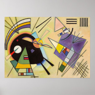 Schwarz und Violet von Wassily Kandinsky Poster