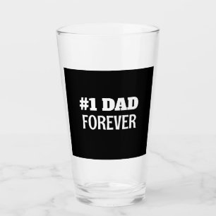 Schwarz und Weiß #1 Vater Fur Vatertag Geschenk Glas