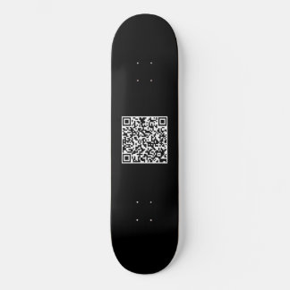 Schwarz und Weiß Cool Ihren benutzerdefinierten QR Skateboard