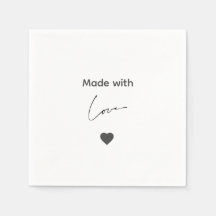 Schwarz und Weiß Edgy Grungy Halloween Napkins