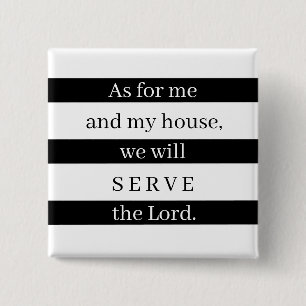 Schwarz und Weiß für mich und mein Haus Button