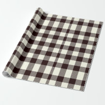Schwarz und Weiß Gingham Classic Moder