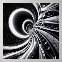 Schwarz und Weiß in das Wormloch