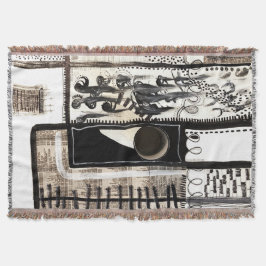 Schwarz und Weiß in der Stadtsprache Decke