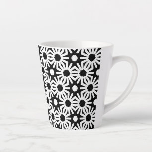 Schwarz und Weiß Milchtasse
